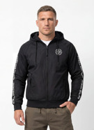Pitbull sports Transitional hooded jacket ATHLETIC TAPE